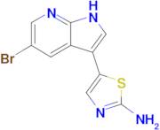 5-(5-Bromo-1H-pyrrolo[2,3-b]pyridin-3-yl)thiazol-2-amine