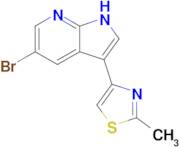 4-(5-Bromo-1H-pyrrolo[2,3-b]pyridin-3-yl)-2-methylthiazole