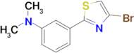 3-(4-Bromothiazol-2-yl)-N,N-dimethylaniline