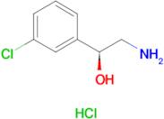 (1S)-2-amino-1-(3-chlorophenyl)ethan-1-ol hydrochloride