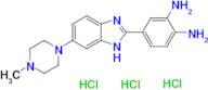 4-(6-(4-Methylpiperazin-1-yl)-1H-benzo[d]imidazol-2-yl)benzene-1,2-diamine trihydrochloride