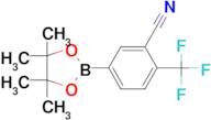 5-(4,4,5,5-Tetramethyl-1,3,2-dioxaborolan-2-yl)-2-(trifluoromethyl)benzonitrile