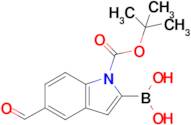 (1-(tert-Butoxycarbonyl)-5-formyl-1H-indol-2-yl)boronic acid