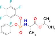 Isopropyl ((R)-(perfluorophenoxy)(phenoxy)phosphoryl)-L-alaninate