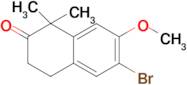 6-Bromo-7-methoxy-1,1-dimethyl-3,4-dihydronaphthalen-2(1H)-one