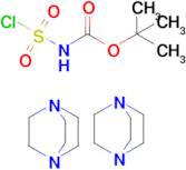 Tert-Butyl chlorosulfonylcarbamate compound with 1,4-diazabicyclo[2.2.2]octane (1:2)