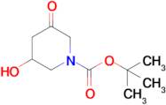 tert-Butyl 3-hydroxy-5-oxopiperidine-1-carboxylate