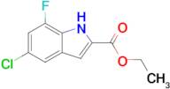 Ethyl 5-chloro-7-fluoro-1H-indole-2-carboxylate