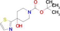 4-Hydroxy-4-(thiazol-2-yl)piperidine-1-carboxylic acid tert-butyl ester