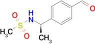 (R)-N-(1-(4-formylphenyl)ethyl)methanesulfonamide