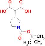 (R)-2-[1-(tert-Butoxycarbonyl)pyrrolidin-3-yl]malonic acid