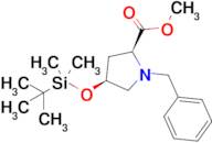 (2S,4S)-methyl 1-benzyl-4-((tert-butyldimethylsilyl)oxy)pyrrolidine-2-carboxylate