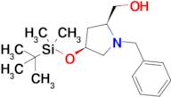 ((2S,4S)-1-benzyl-4-((tert-butyldimethylsilyl)oxy)pyrrolidin-2-yl)methanol