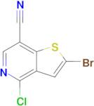 2-Bromo-4-chlorothieno[3,2-c]pyridine-7-carbonitrile