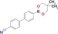 4'-(5,5-Dimethyl-1,3,2-dioxaborinan-2-yl)-[1,1'-biphenyl]-4-carbonitrile