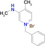 1-Benzyl-4-methyl-3-(methylamino)pyridin-1-ium bromide