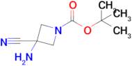 tert-Butyl 3-amino-3-cyanoazetidine-1-carboxylate
