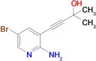 4-(2-Amino-5-bromo-3-pyridinyl)-2-methyl-3-butyn-2-ol