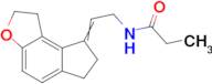 N-[2-(1,2,6,7-Tetrahydro-8H-indeno[5,4-b]furan-8-ylidene)ethyl]propanamide