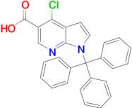 4-Chloro-1-trityl-1H-pyrrolo[2,3-b]pyridine-5-carboxylic acid