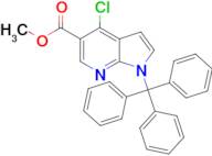 Methyl 4-chloro-1-trityl-1H-pyrrolo[2,3-b]pyridine-5-carboxylate