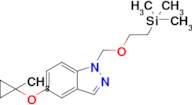 5-(1-Methylcyclopropoxy)-1-((2-(trimethylsilyl)ethoxy)methyl)-1H-indazole