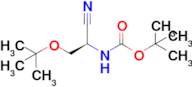 tert-Butyl (R)-(2-(tert-butoxy)-1-cyanoethyl)carbamate