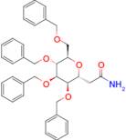 2-((2R,3R,4R,5R,6R)-3,4,5-tris(benzyloxy)-6-((benzyloxy)methyl)tetrahydro-2H-pyran-2-yl)acetamide