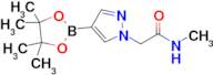 N-Methyl-4-(4,4,5,5-tetramethyl-1,3,2-dioxaborolan-2-yl)-1H-pyrazole-1-acetamide