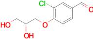 (R)-3-chloro-4-(2,3-dihydroxypropoxy)benzaldehyde