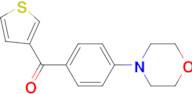 (4-Morpholinophenyl)(thiophen-3-yl)methanone