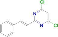 4,6-Dichloro-2-[(1E)-2-phenylethenyl]pyrimidine