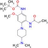 tert-Butyl N-(4-(4-(dimethylamino)piperidine-1-yl)-2-methoxy-5-(prop-2-enamido)phenyl)carbamate