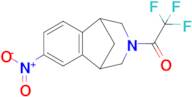 2,2,2-Trifluoro-1-(1,2,4,5-tetrahydro-7-nitro-1,5-methano-3H-3-benzazepin-3-yl)ethanone