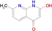 2-hydroxy-7-methyl-1,4-dihydro-1,8-naphthyridin-4-one