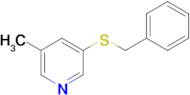 3-Methyl-5-[(phenylmethyl)thio]pyridine