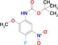 tert-Butyl (4-fluoro-2-methoxy-5-nitrophenyl)carbamate