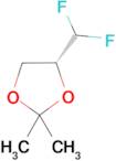 (4R)-4-(Difluoromethyl)-2,2-dimethyl-1,3-dioxolane