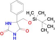 5-(((tert-Butyldimethylsilyl)oxy)methyl)-5-phenylimidazolidine-2,4-dione