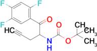 tert-Butyl (1-oxo-1-(2,4,5-trifluorophenyl)pent-4-yn-2-yl)carbamate