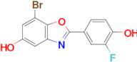 7-Bromo-2-(3-fluoro-4-hydroxyphenyl)-5-benzoxazolol