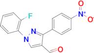 1-(2-Fluorophenyl)-3-(4-nitrophenyl)-1H-pyrazole-4-carbaldehyde