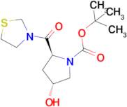 (2S,4R)-4-Hydroxy-2-(3-thiazolidinylcarbonyl)-1-pyrrolidinecarboxylic acid tert-butyl ester