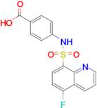 4-(5-Fluoroquinoline-8-sulfonamido)benzoic acid