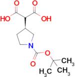 (S)-2-(1-(tert-butoxycarbonyl)pyrrolidin-3-yl)malonic acid