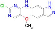 N-(2-Chloro-5-methoxypyrimidin-4-yl)-1H-indazol-6-amine