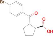 (1S,2S)-2-(4-bromobenzoyl)cyclopentanecarboxylic acid