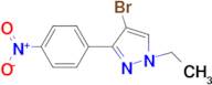 4-Bromo-1-ethyl-3-(4-nitrophenyl)-1H-pyrazole