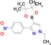 1-Ethyl-3-(4-nitrophenyl)-4-(4,4,5,5-tetramethyl-1,3,2-dioxaborolan-2-yl)-1H-pyrazole