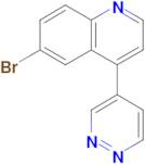 6-Bromo-4-(pyridazin-4-yl)quinoline